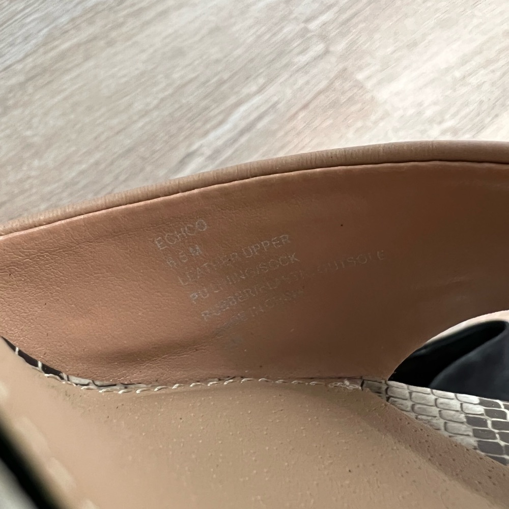 Nib Steve Madden Echco Multi Color Open Toe Heels… - image 6